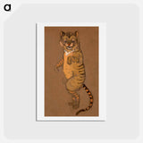 アートポストカード-Cheshire Cat Costume Design for Alice in Wonderland - 不思議の国のアリス Postcard.