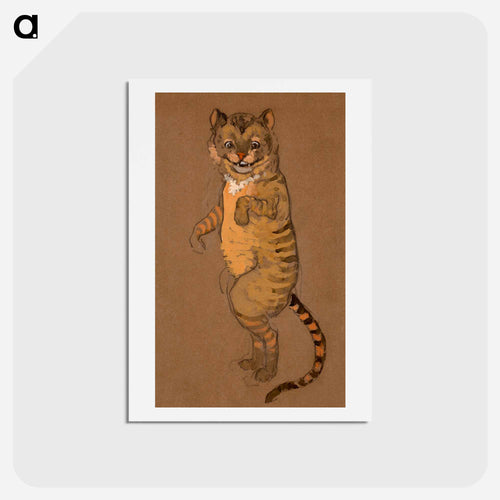 Cheshire Cat Costume Design for Alice in Wonderland - 不思議の国のアリス Postcard.