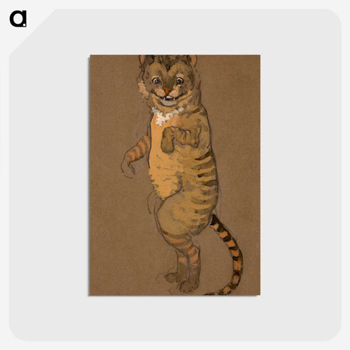 Cheshire Cat Costume Design for Alice in Wonderland - 不思議の国のアリス Postcard.