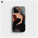 Redheaded Girl in Evening Dress - Amedeo Modigliani Phone Case.