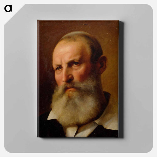 Parrakas vanha mies, harjoitelma - アンダース エクマン Canvas.