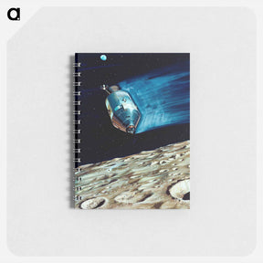 アートメモ帳-Lunar Subsatellite Ejection - アポロ月面着陸 Memo.