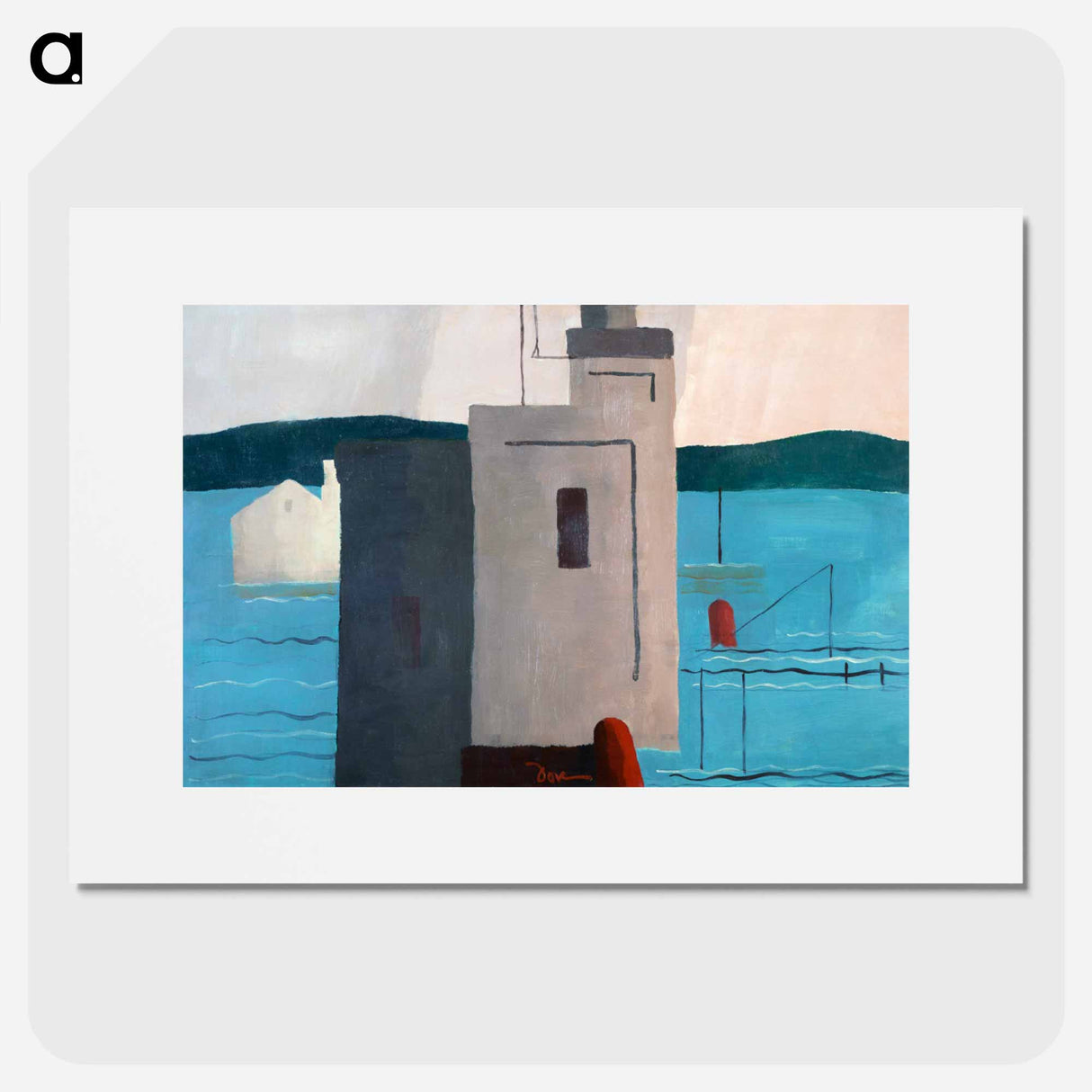 Lloyd's Harbor - アーサー ダヴ Poster.