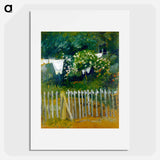 Laundry in the garden in Kandern - オーガスト マッケ Poster.