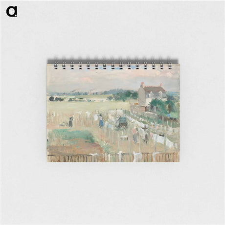 アートメモ帳-Hanging the Laundry out to Dry
 - ベルト モリゾ Memo.