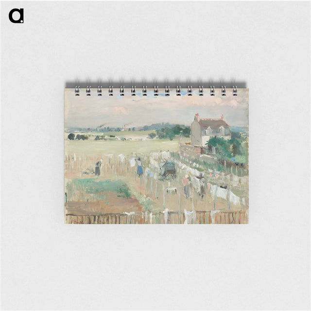 アートメモ帳-Hanging the Laundry out to Dry
 - ベルト モリゾ Memo.