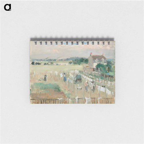 Hanging the Laundry out to Dry
 - Berthe Morisot Memo.