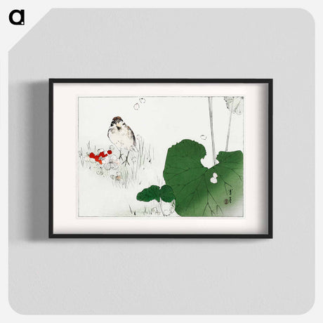 アートポスター-Eurasian Tree Sparrow
 - 美術世界 Poster.