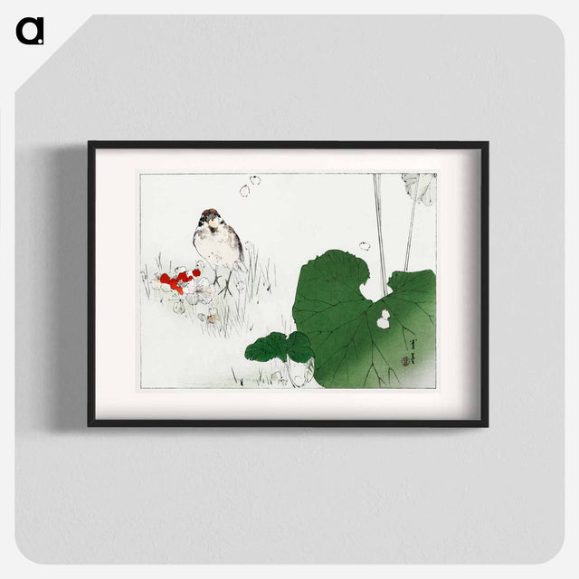 アートポスター-Eurasian Tree Sparrow
 - 美術世界 Poster.