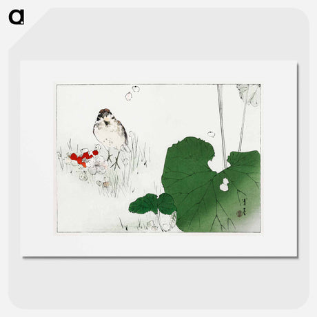 アートポスター-Eurasian Tree Sparrow
 - 美術世界 Poster.