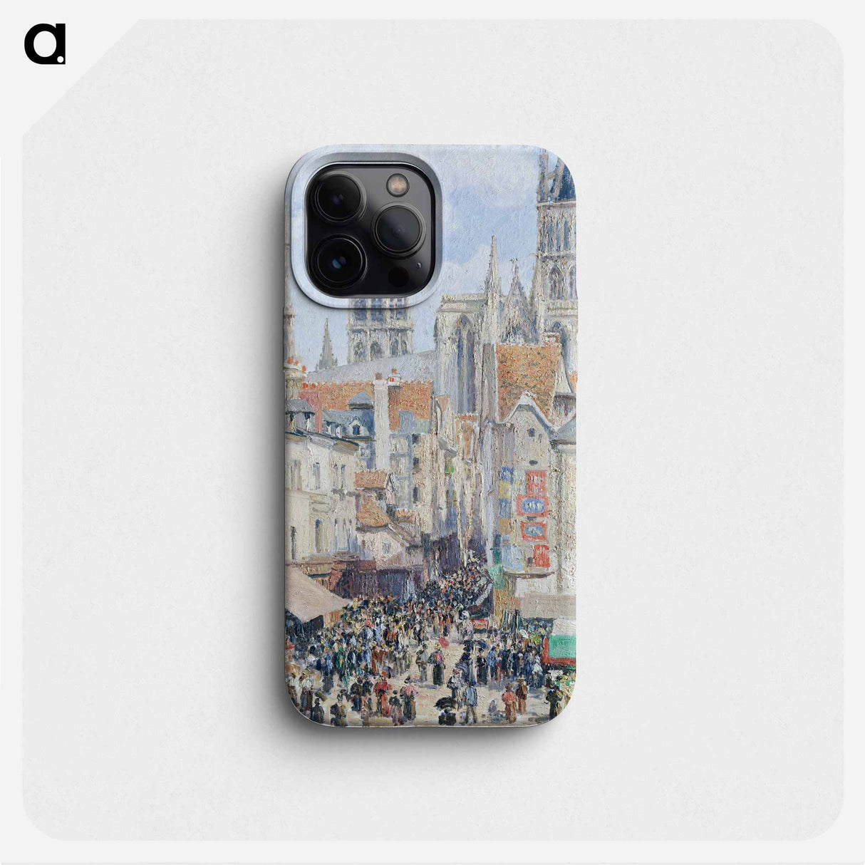 Grocery Street, Rouen - Camille Pissarro Phone Case.