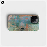 Impression, Sunrise - Claude Monet Phone Case.