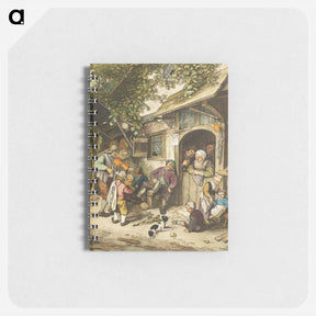 アートメモ帳-Violin Player by the Inn
 - コルネリス プロース ファン アムステル Memo.