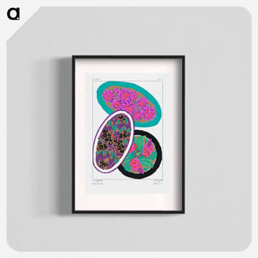 アートポスター-Suggestions pour étoffes et tapis: 60 motifs en couleur - E.A.セギー Poster.