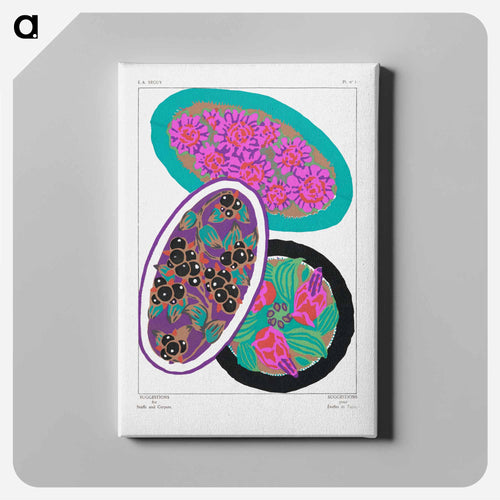 Suggestions pour étoffes et tapis: 60 motifs en couleur - E.A.セギー Canvas.