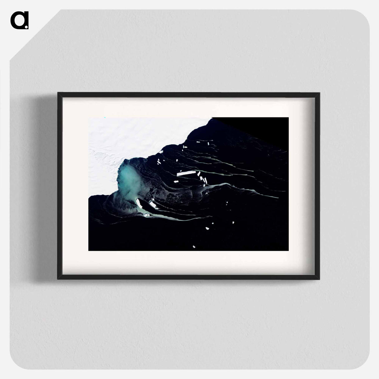アートポスター-Mackenzie Bay and Ice Shelf, Antarctica
 - 上空からの地球 Poster.