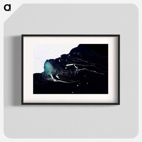 アートポスター-Mackenzie Bay and Ice Shelf, Antarctica
 - 上空からの地球 Poster.