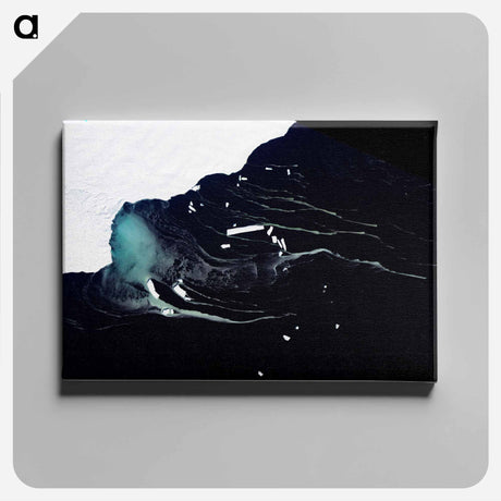 アートパネル-Mackenzie Bay and Ice Shelf, Antarctica
 - 上空からの地球 Canvas.