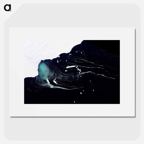 アートポスター-Mackenzie Bay and Ice Shelf, Antarctica
 - 上空からの地球 Poster.