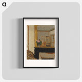 Vase of Flowers on a Mantelpiece - エドゥアール ヴュイヤール Poster.