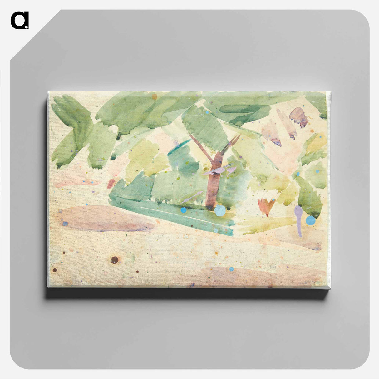Color study Langelinie - エドヴァルド ウェイ Canvas.