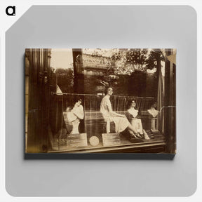 アートパネル-Salon de Coiffure
 - ウジェーヌ アジェ Canvas.