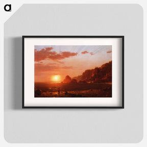 アートポスター-Grand Manan Island, Bay of Fundy - フレデリック エドウィン チャーチ Poster.