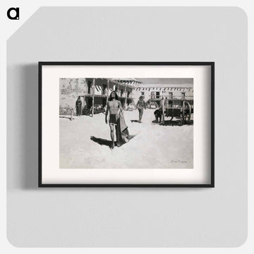 Nothing But Cheerful Looks Followed the Bat
 - フレデリック レミントン Poster.