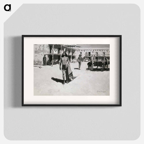 Nothing But Cheerful Looks Followed the Bat
 - フレデリック レミントン Poster.