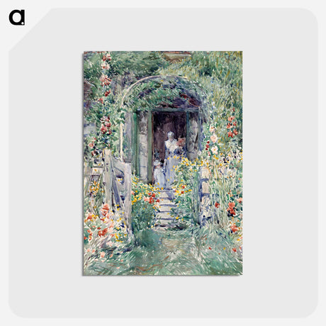 アートポストカード-The Garden in Its Glory - フレデリック チャイルド ハッサム Postcard.