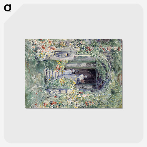 The Garden in Its Glory - フレデリック チャイルド ハッサム Postcard.