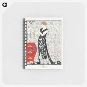 アートメモ帳-Fumée: Robe du soir, de Beer fashion illustration - ジョージ バービエ Memo.