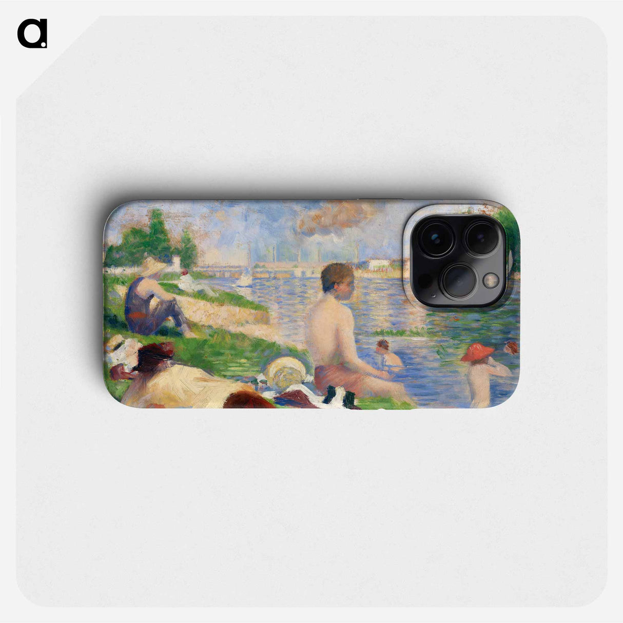 Bathers at Asnières - ジョルジュ スーラ Phone Case.