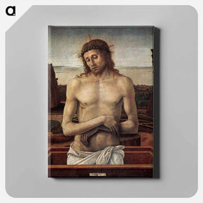 アートパネル-Dead Christ in the Sepulchre - ジョヴァンニ ベッリーニ Canvas.