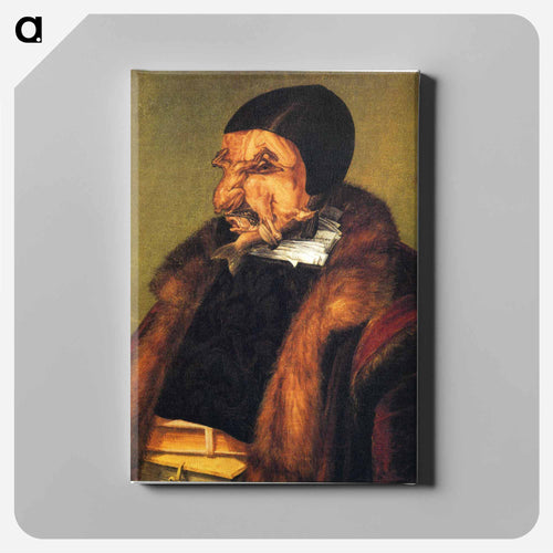 The Lawyer - ジュゼッペ アルチンボルド Canvas.