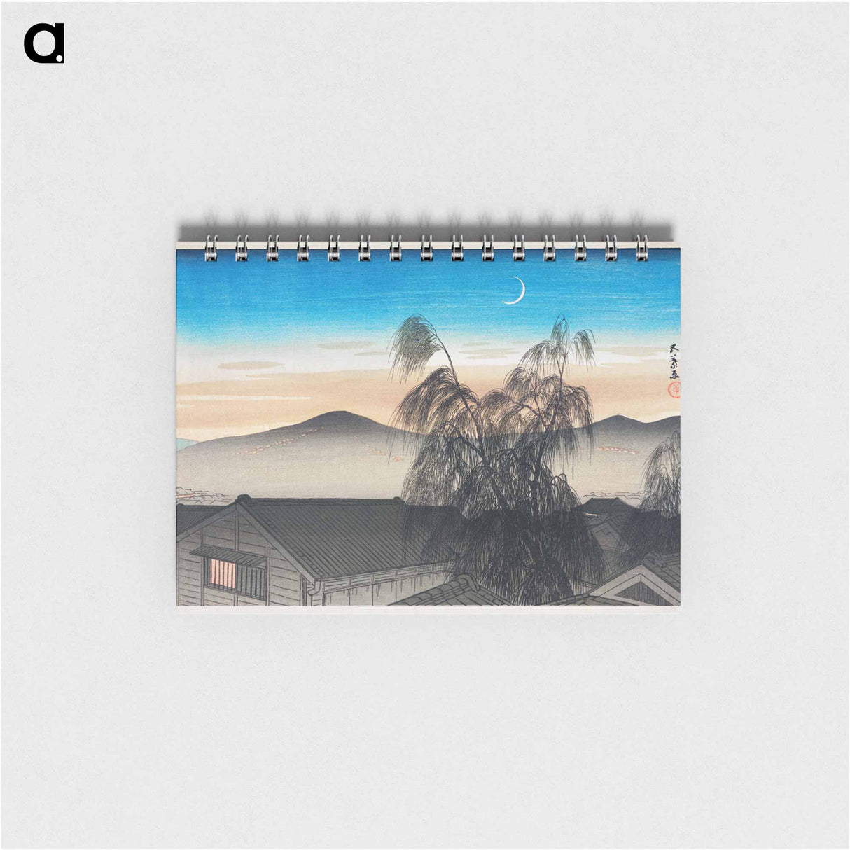 アートメモ帳-Evening Moon over Kōbe
 - 橋口 五葉 Memo.