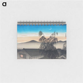 アートメモ帳-Evening Moon over Kōbe
 - 橋口 五葉 Memo.