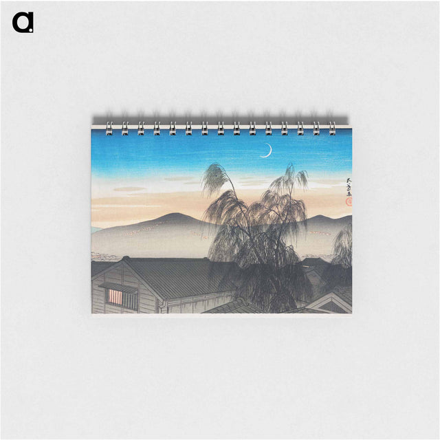 アートメモ帳-Evening Moon over Kōbe
 - 橋口 五葉 Memo.