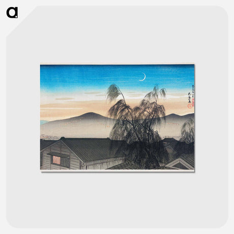 アートポストカード-Evening Moon over Kōbe
 - 橋口 五葉 Postcard.
