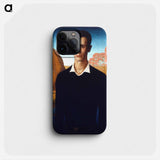 Arnold Comes of Age - Grant Wood Phone Case.