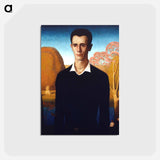 アートポストカード-Arnold Comes of Age - グラント ウッド Postcard.