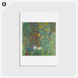 アートポストカード-Farm Garden with Sunflowers - グスタフ クリムト Postcard.