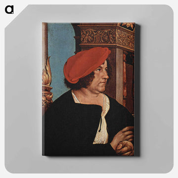 Mayor Jakob Meyer zum Hasen - ハンス ホルバイン Canvas.