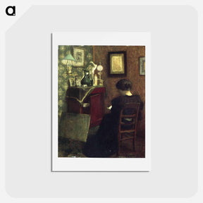 アートポストカード-Woman Reading - アンリ マティス Postcard.