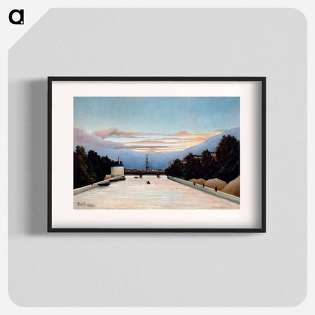 アートポスター-The Eiffel Tower - アンリ ルソー Poster.