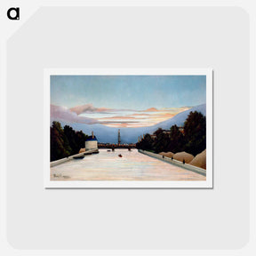 アートポストカード-The Eiffel Tower - アンリ ルソー Postcard.
