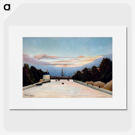 アートポスター-The Eiffel Tower - アンリ ルソー Poster.