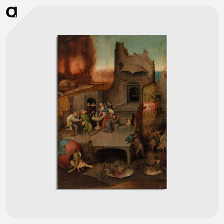 アートポストカード-Temptation of Saint Anthony
 - ヒエロニムス ボス Postcard.