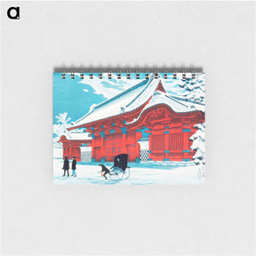 アートメモ帳-The Red Gate of Hongo in Snow - 高橋 宏明 Memo.