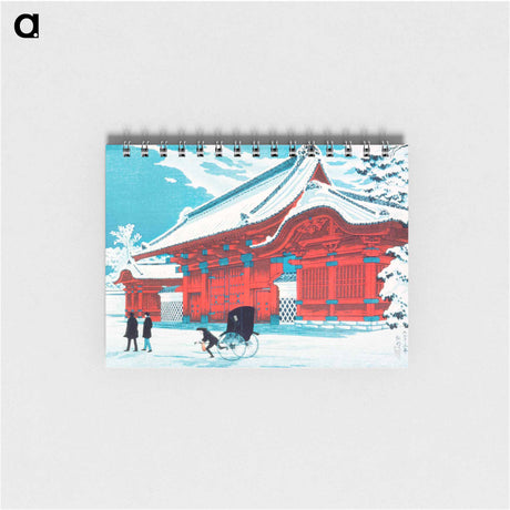 アートメモ帳-The Red Gate of Hongo in Snow - 高橋 宏明 Memo.